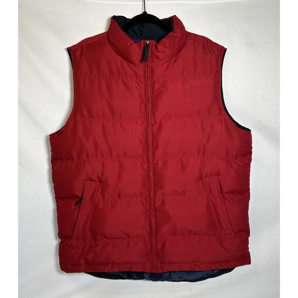 Vintage WEATHERPROOF Men’s Red Puffer Vest Size Large - Picture 1 of 8
